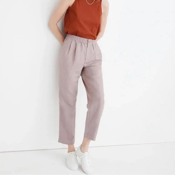 Madewell Pants - NWT Madewell Linen-Blend Track Trousers